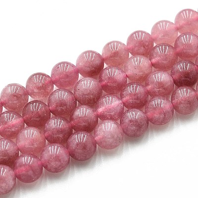 Природного кварца нитей бисера G-N355-8mm-70-1