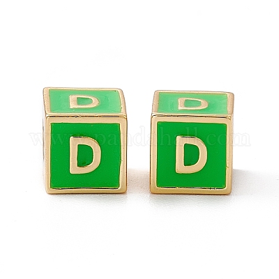 Стойки покрытие латунь эмаль бисер KK-B060-04G-02D-1