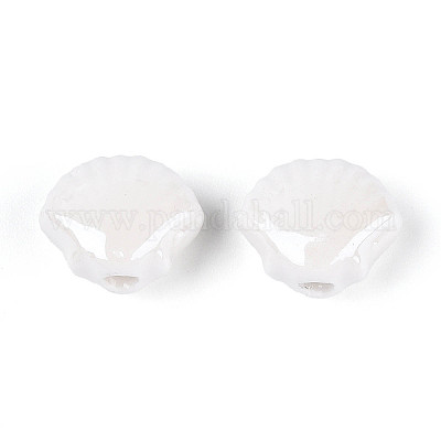 Фарфоровые бусины ручной работы PORC-Q002-01O-01-1