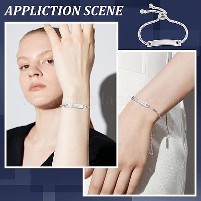 Набор для самостоятельного изготовления браслета из прямоугольных звеньев STAS-UN0039-30-1