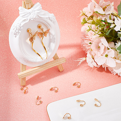 12 шт. латунная фурнитура для сережек-манжет KK-BBC0010-22G-1