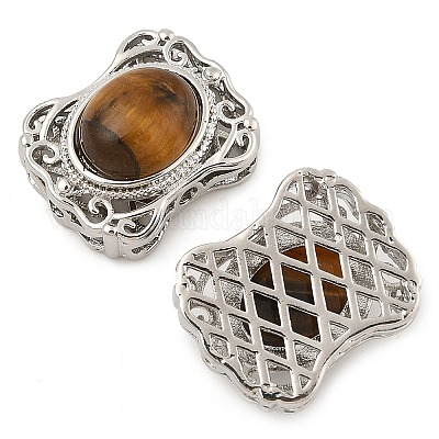 Естественные тигровые глазные многожильные звенья KK-M304-05P-02-1