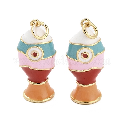 Латунь эмаль подвески KK-H527-05B-G01-1