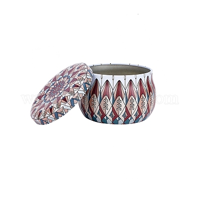 Печатная коробка для хранения жести&nbsp;LS-CON-WH0082-001-1