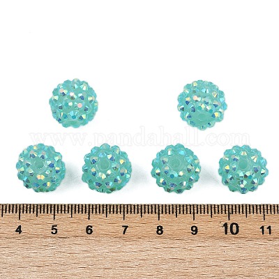 AB-цвет смолы горный хрусталь бисер RESI-S315-12x14-14-1