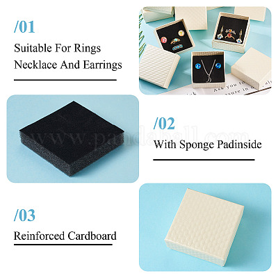 Подарочные коробки для хранения из фактурного картона с ромбами X1-CON-TAC0010-03B-03-1