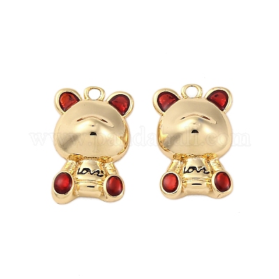 Латунные микро проложить кубического циркония подвески KK-P289-16G-1