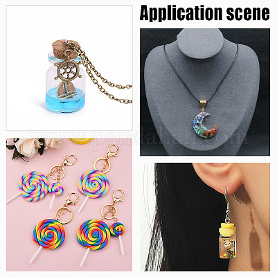 800 шт. 4 вида цветов железный винт с ушком IFIN-AR0001-34-1