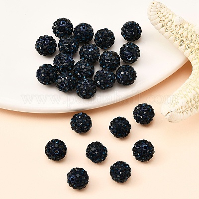 Pave disco бусины RB-H258-8MM-207-1