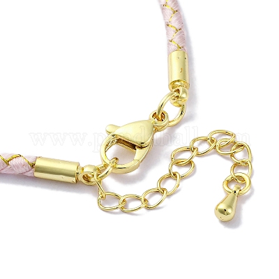 Изготовление плетеных браслетов из полиэфирного шнура MAK-Z003-01G-23-1