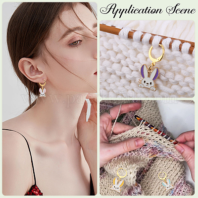 Подвесные украшения из сплава эмали HJEW-SC00049-1