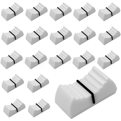 20 шт. пластиковые слайдеры для аудио консоли AJEW-CN0004-53A-1