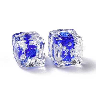 Светящаяся стеклянная бусина GLAA-E032-01D-1