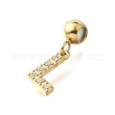 Подвеска со стразами из нержавеющей стали 304 STAS-H202-50G-L-1