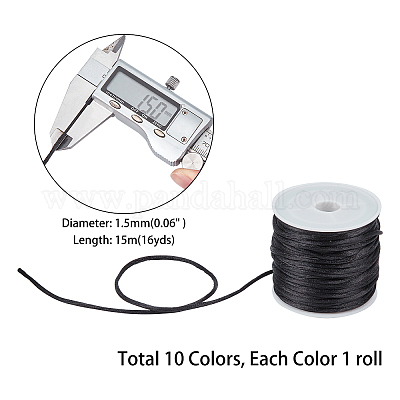 Макраме крысиный хвост китайские узлы для изготовления шнуров NWIR-PH0001-71B-1