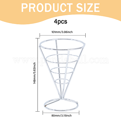 Железная корзина для демонстрации жареных блюд DIY-WH0888-484P-1
