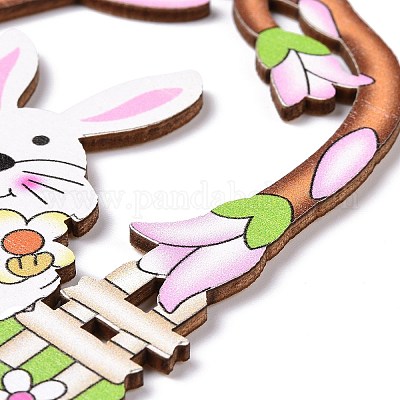 Пасхальные деревянные подвески&nbsp;LS-WOOD-I007-01B-1