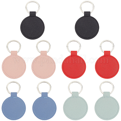Брелок из искусственной кожи 10 цвета KEYC-CL0001-10-1