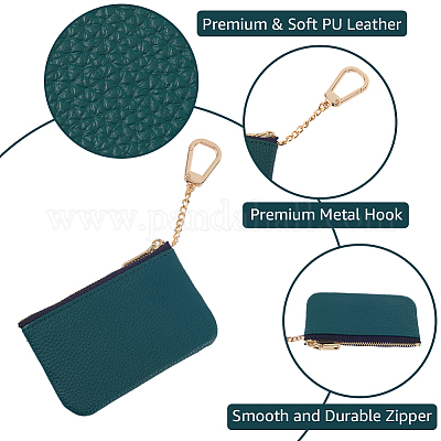 1 шт. кошельки из искусственной кожи на молнии&nbsp;ABAG-CL0001-17A-1