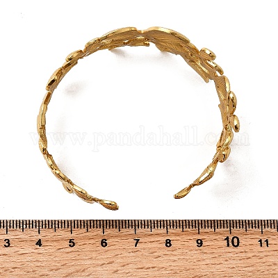 Браслеты-манжеты из нержавеющей стали 304 BJEW-L705-04A-G-1