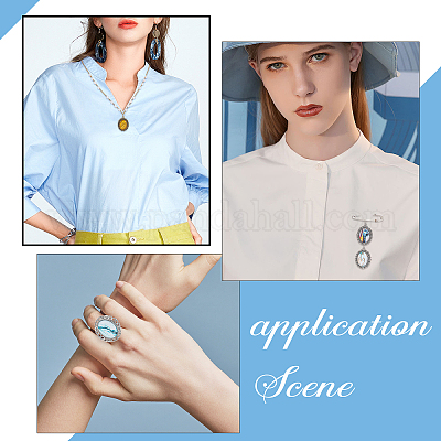 1 набор стеклянных кабошонов с мраморным узором GLAA-PH0002-09-1