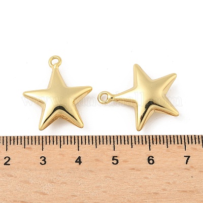 Звезда латуни подвески KK-M327-08B-G-1