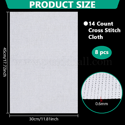 14ct вышивка крестом холст хлопок вышивка ткань DIY-WH0410-341A-1