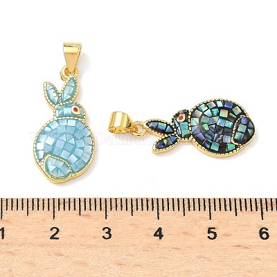 Латунь эмаль подвески&nbsp;KK-H534-06G-1