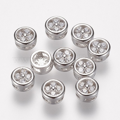 Латунные микро проложить класса AAA кубического циркония подвески ZIRC-G086-09P-NR-1