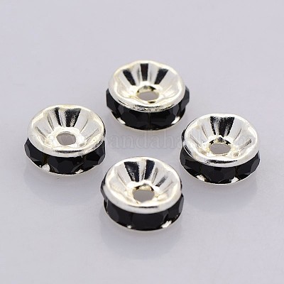 Латунь марки А горный хрусталь Spacer бисер RB-A014-Z7mm-02S-1