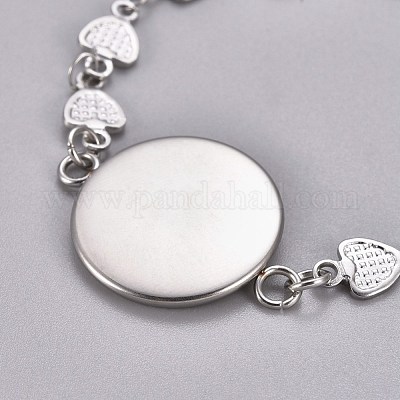 Изготовление браслета из нержавеющей стали 304 STAS-WH0014-21P-1