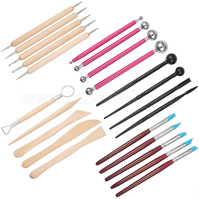 3 комплект 3 набора инструментов из глины для скульптуры в стиле TOOL-SZ0001-30-1