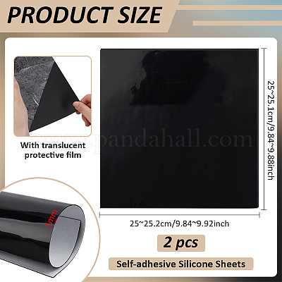 Самоклеящиеся силиконовые листы DIY-WH0349-407E-01-1