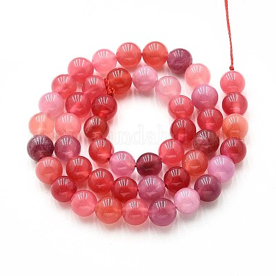 Природного кварца нитей бисера G-N355-8mm-24-1