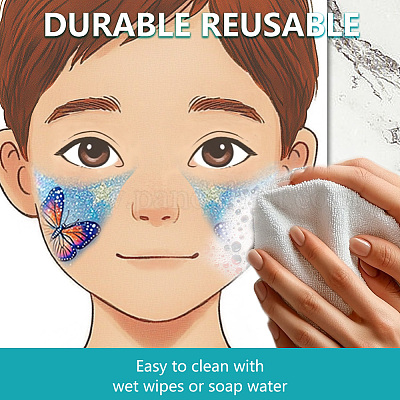 Пластиковая доска для рисования макияжем MRMJ-WH0101-001-1