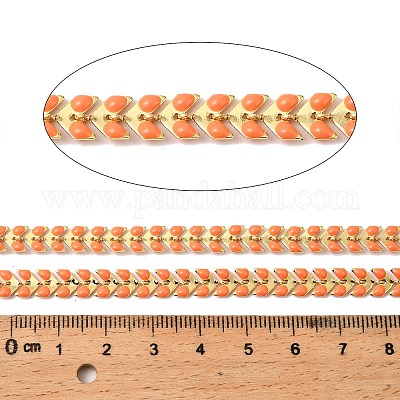 Латунные эмалевые листовые цепи CHC-F021-02G-09-1