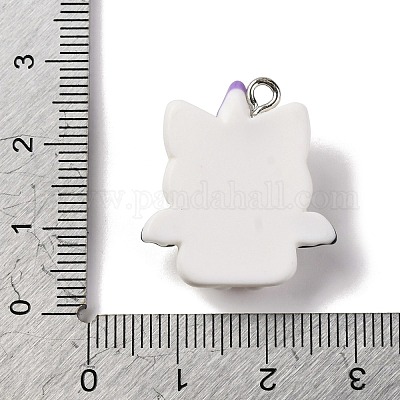 Подвески из непрозрачной смолы на тему хэллоуина RESI-D075-03F-1