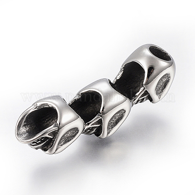 Бусины из нержавеющей стали 304&nbsp;STAS-I091-48AS-1