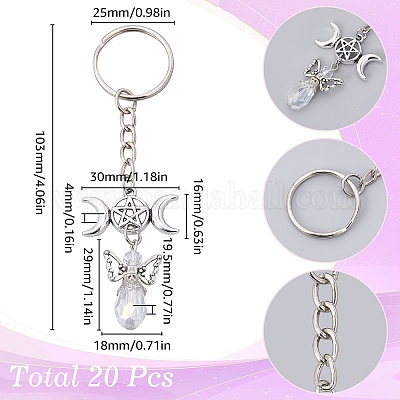 20шт брелок из сплава KEYC-SC0001-15E-1