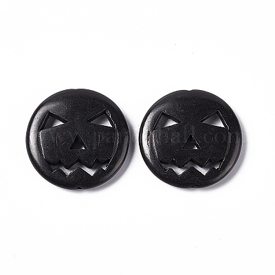 Синтетические бирюзовые бусины X-TURQ-G115-30mm-05-1