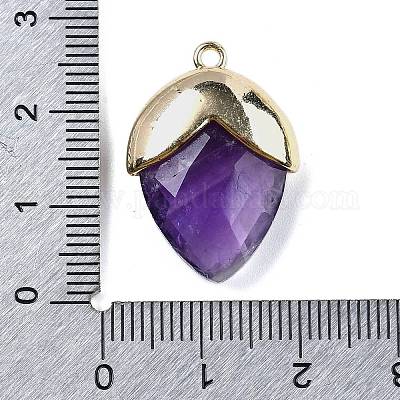 Подвески из натурального аметиста  G-U019-03B-04-1