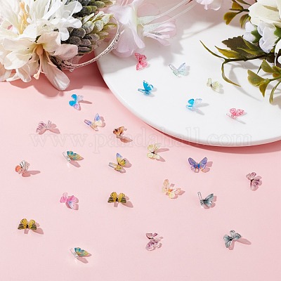 96 шт. 3d смоляные кабошоны MRMJ-SC0001-02-1