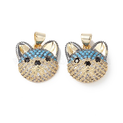 Латунные микро проложить кубического циркония подвески KK-M240-02-1