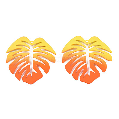 Распыленные окрашенные железные подвески&nbsp;IFIN-N008-025-A03-1