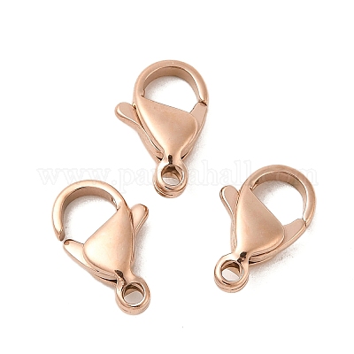 Ионное покрытие (ip) застежки-лобстеры из нержавеющей стали 304 STAS-AB12-RG-1