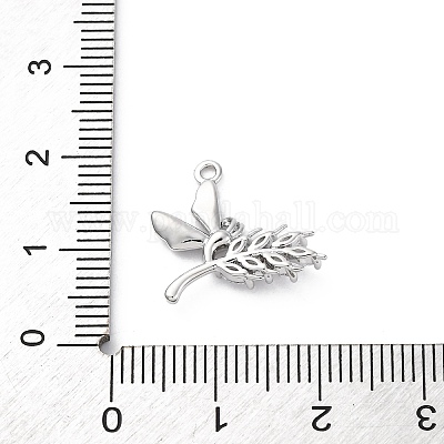 Кулоны со стразами и кристаллами из латуни KK-E793-05P-1