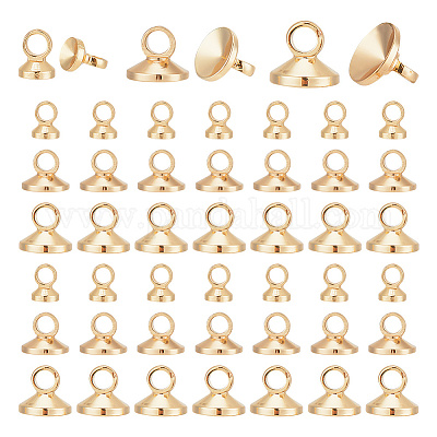 90 шт. 3 размера латунные подвески-петли KK-AR0003-09-1