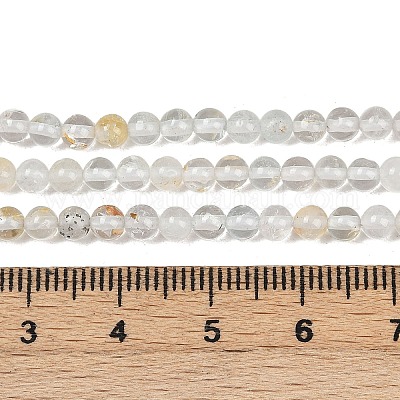 Бусины из натурального белого топаза G-RM241221-C21-1