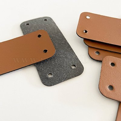 Этикетка для одежды из искусственной кожи для изготовления сумок PW-WGA404C-01-1