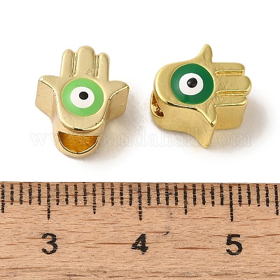 Латунь эмаль бисера KK-R162-054G-1